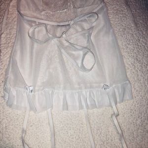 White, sexy lingerie